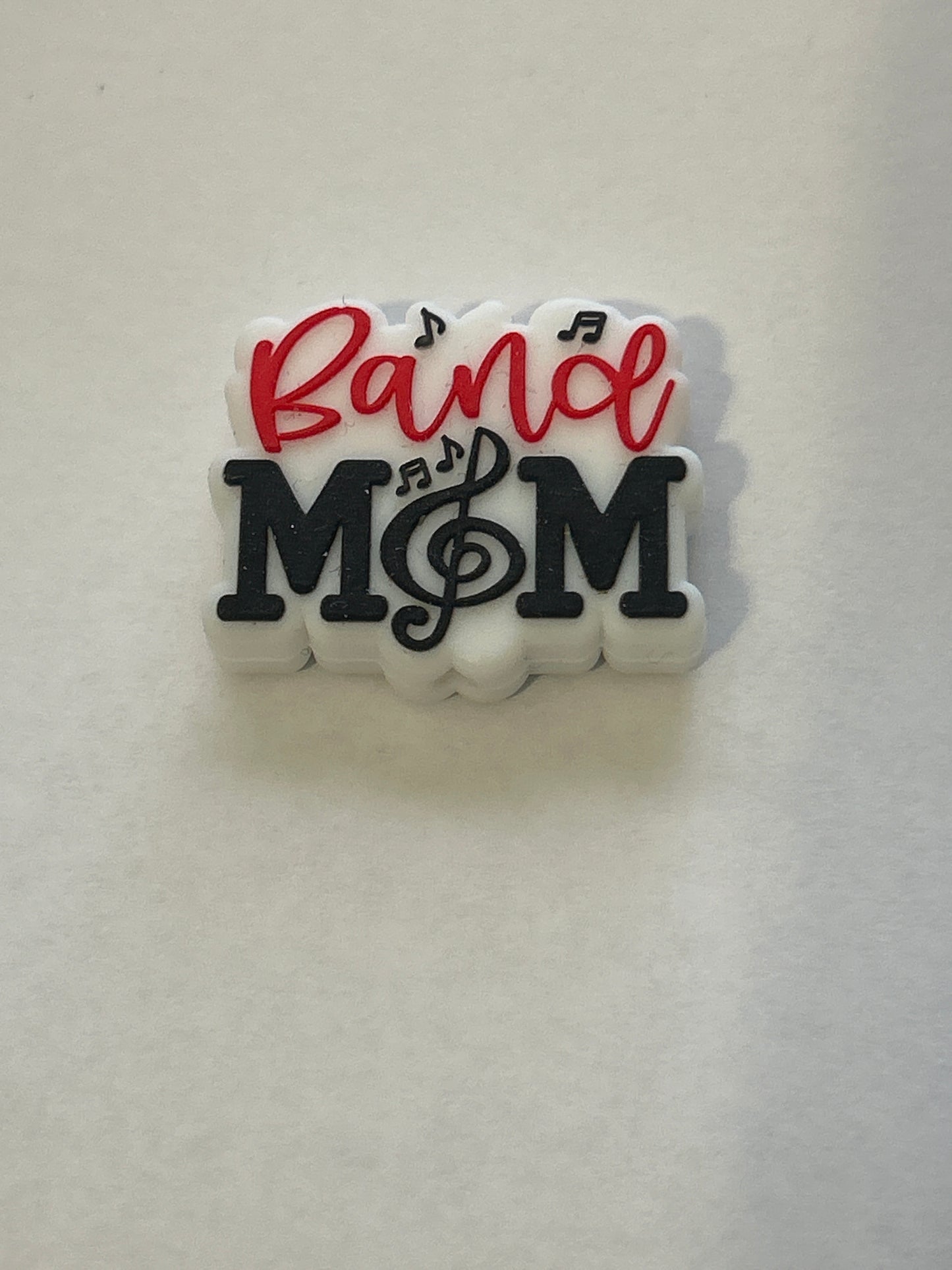 Band Mom Silicone Focal Bead