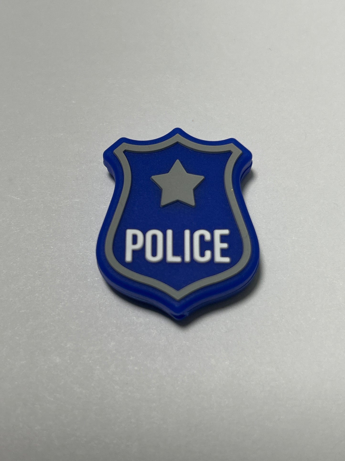 Police Badge /Police Car Silicone Focal Bead