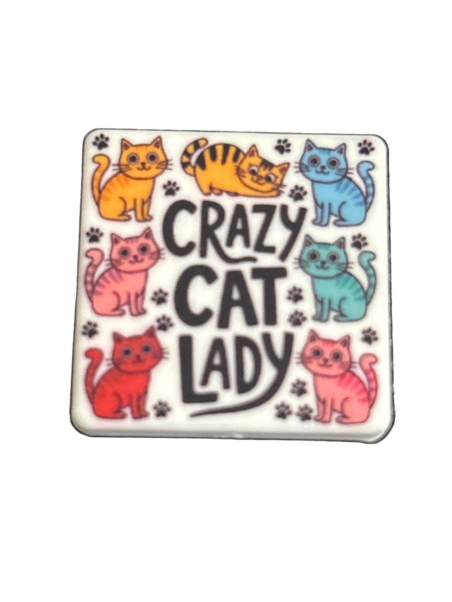 Crazy cat lady - Focal Bead