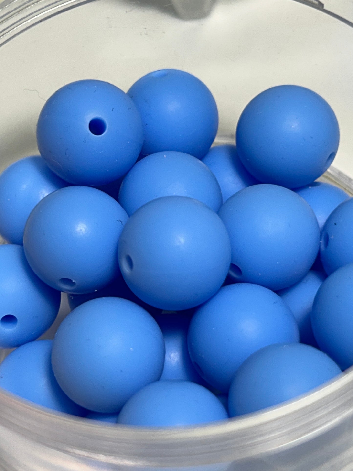 15mm - Single Round Silicone Beads