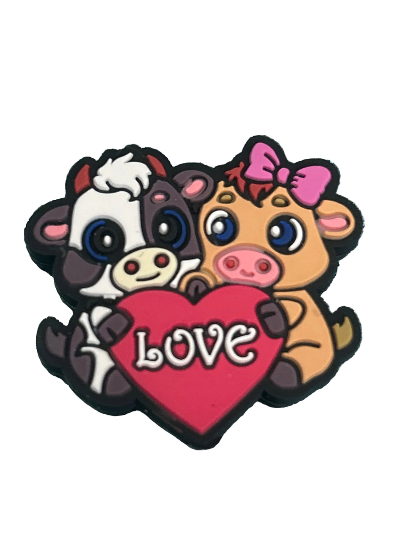 Love Cows - Focal Bead