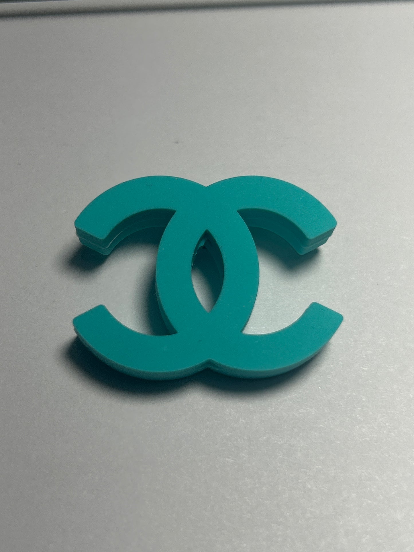 Cee Cee Solid Color Letters Silicone Focal Bead