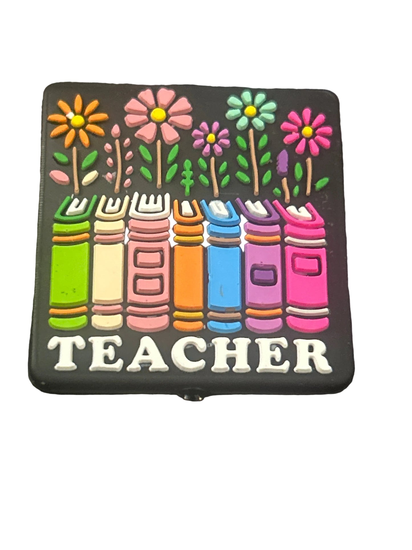 Teacher (books & Flowers) Focal Bead