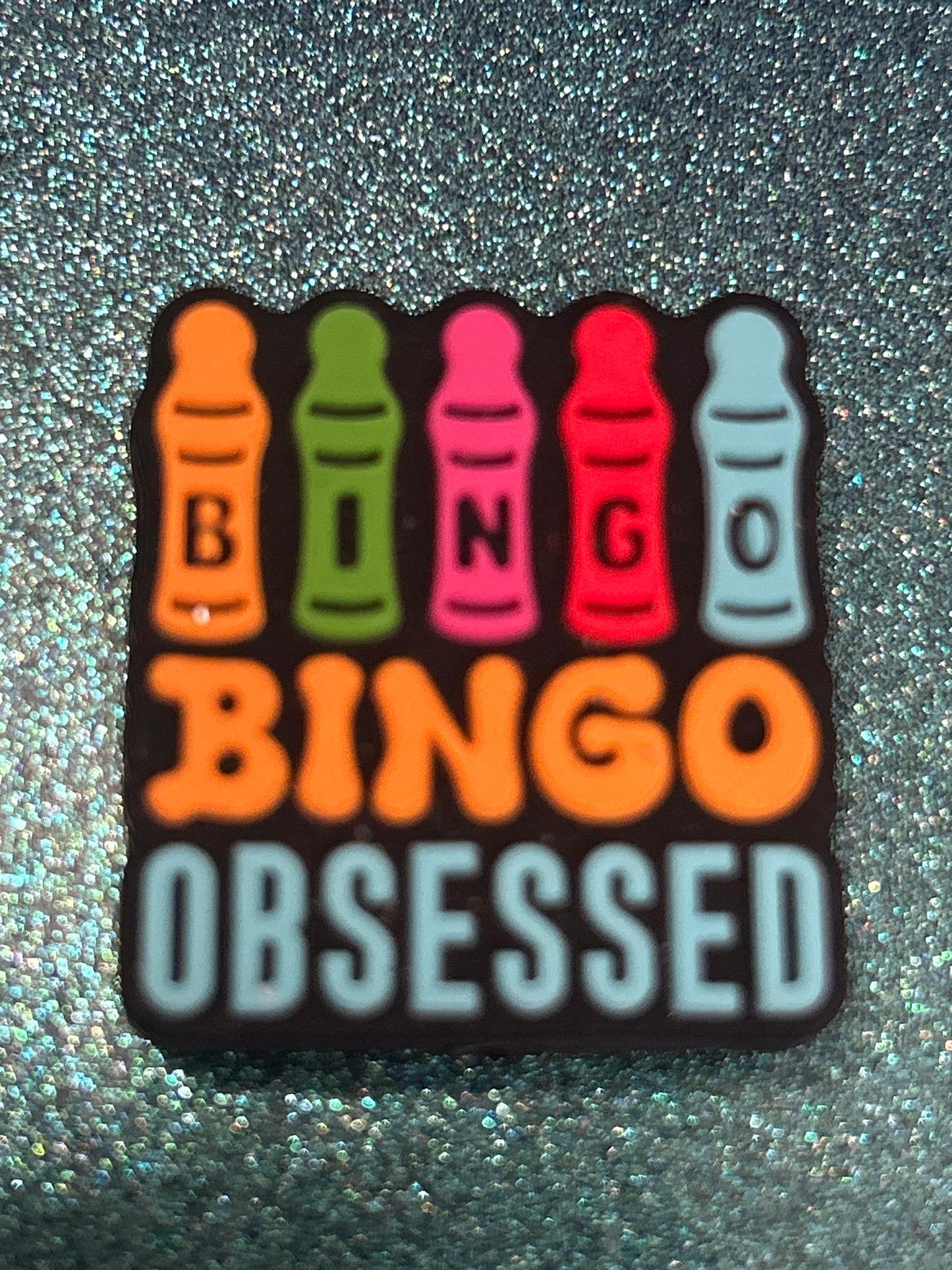 Bingo Silicone Focal Beads