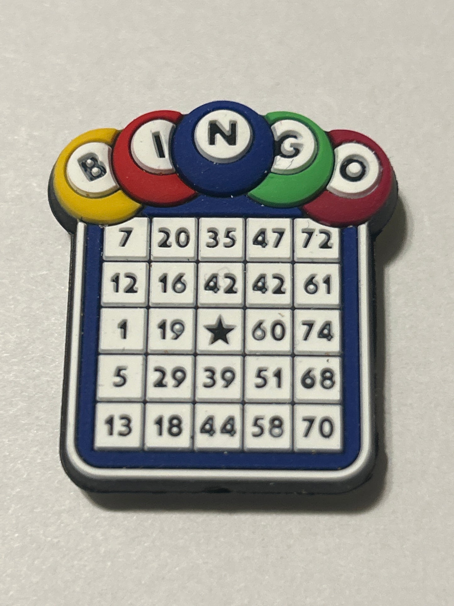 Bingo Silicone Focal Beads