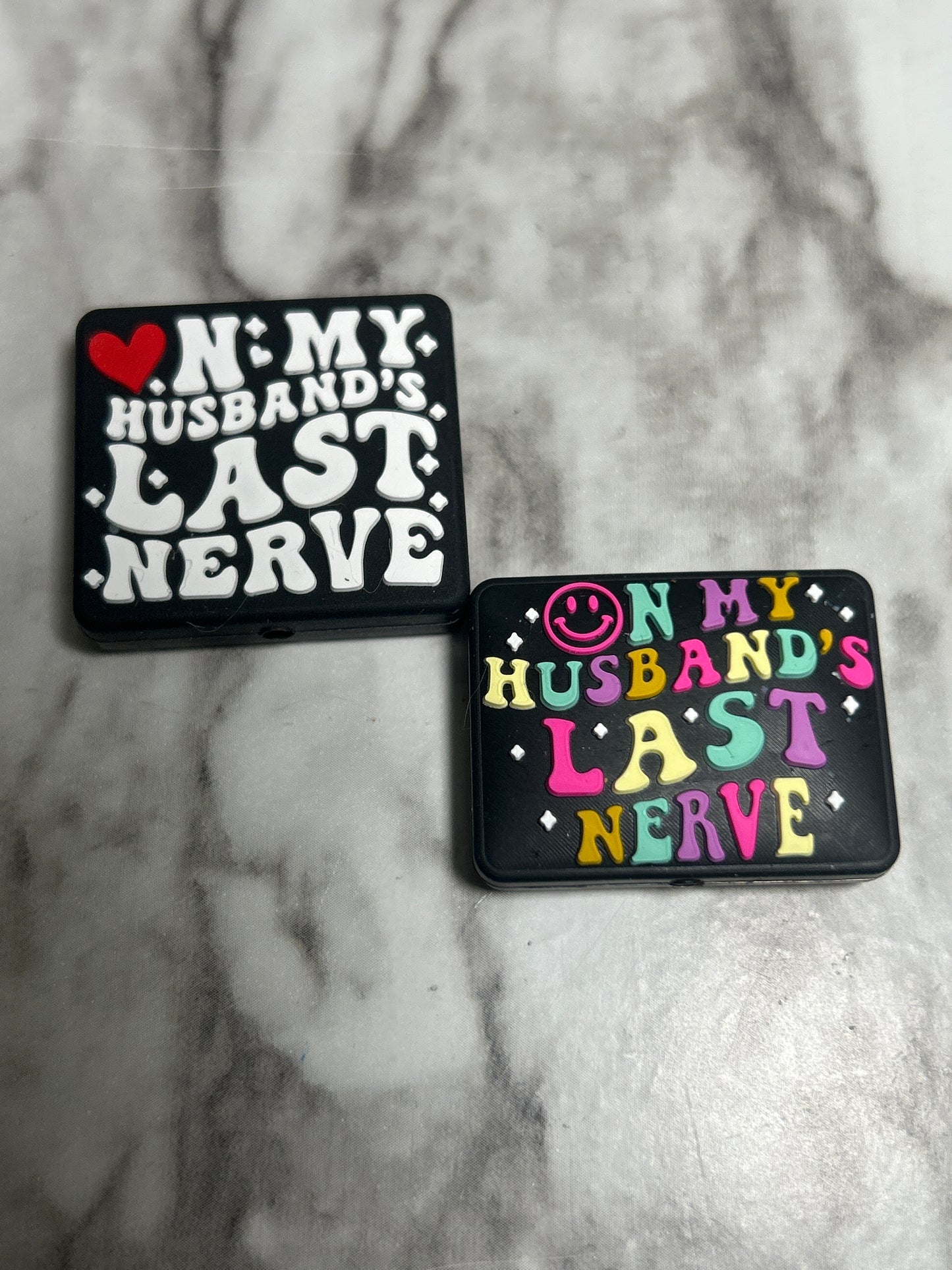 On my husband’s last nerve Focal Bead