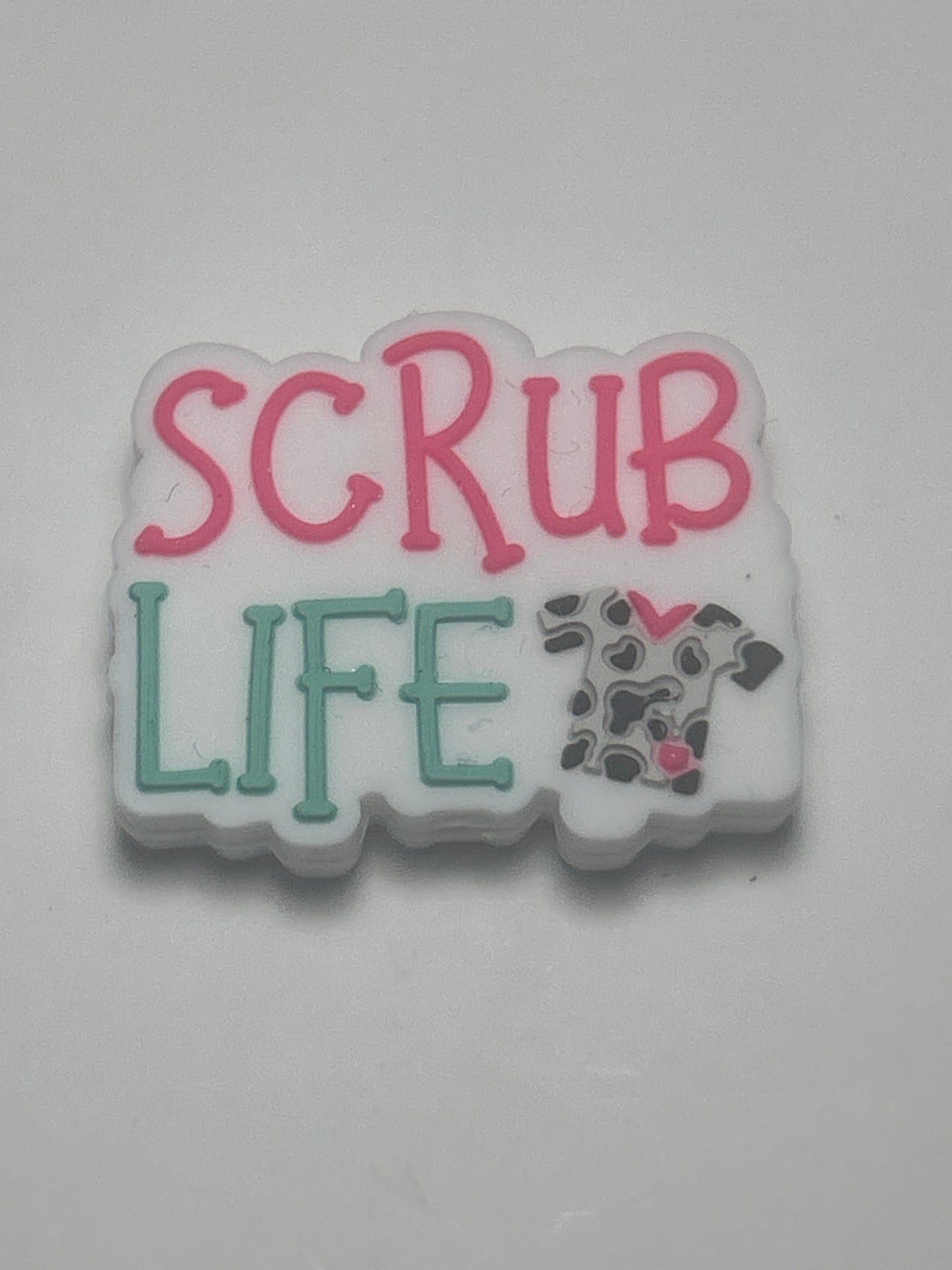 Scrub Life Silicone Focal Bead