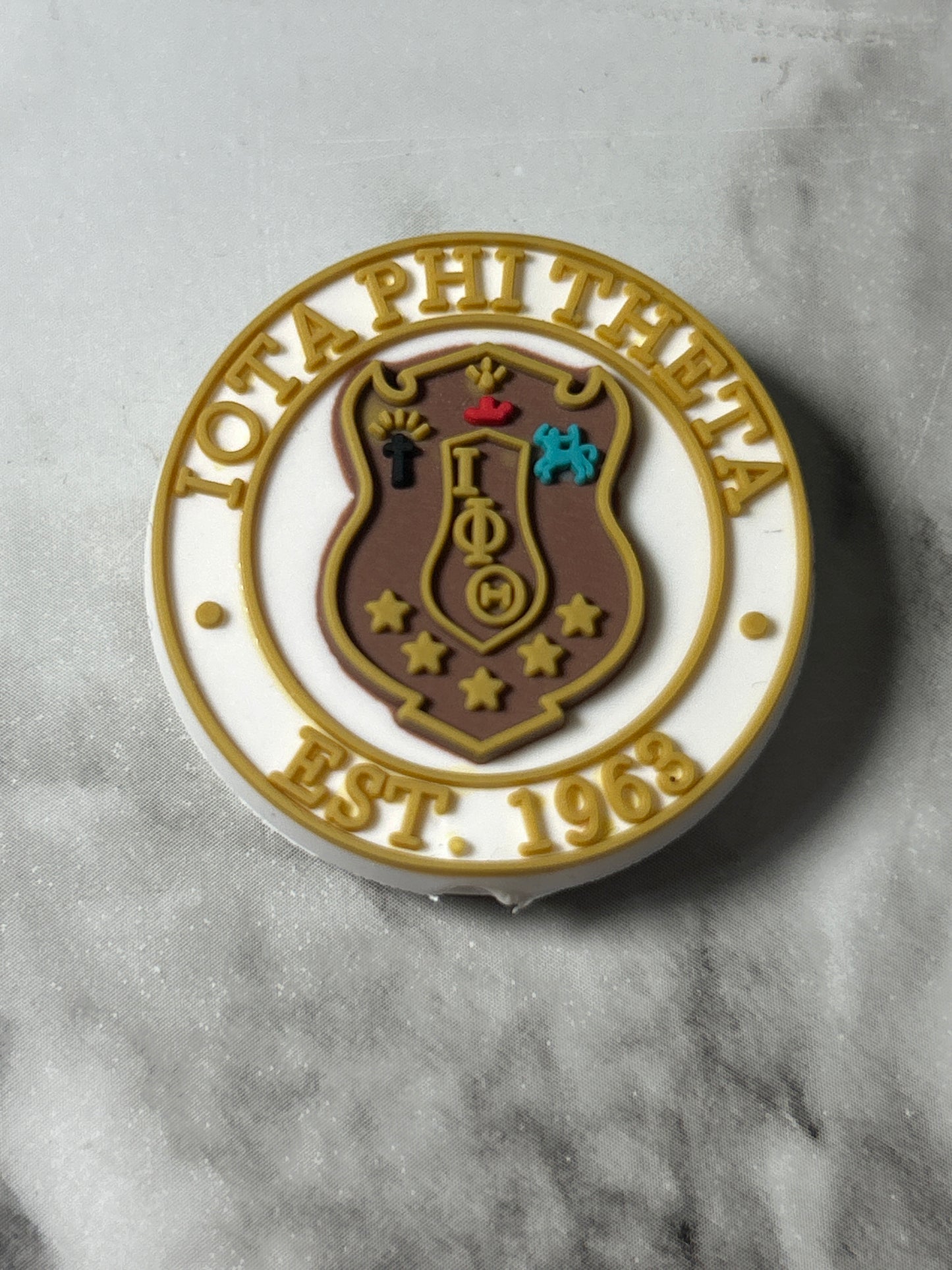 Sorority and Fraternal Silicone Focal Beads
