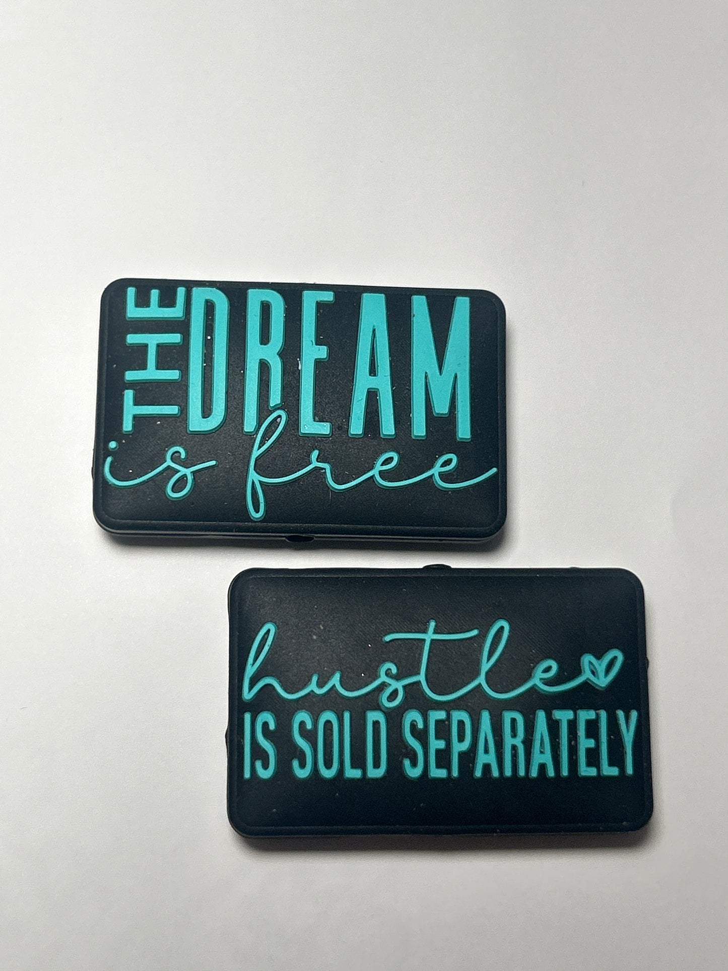 The Dream is free Hustle is sold separately Double sided focal bead