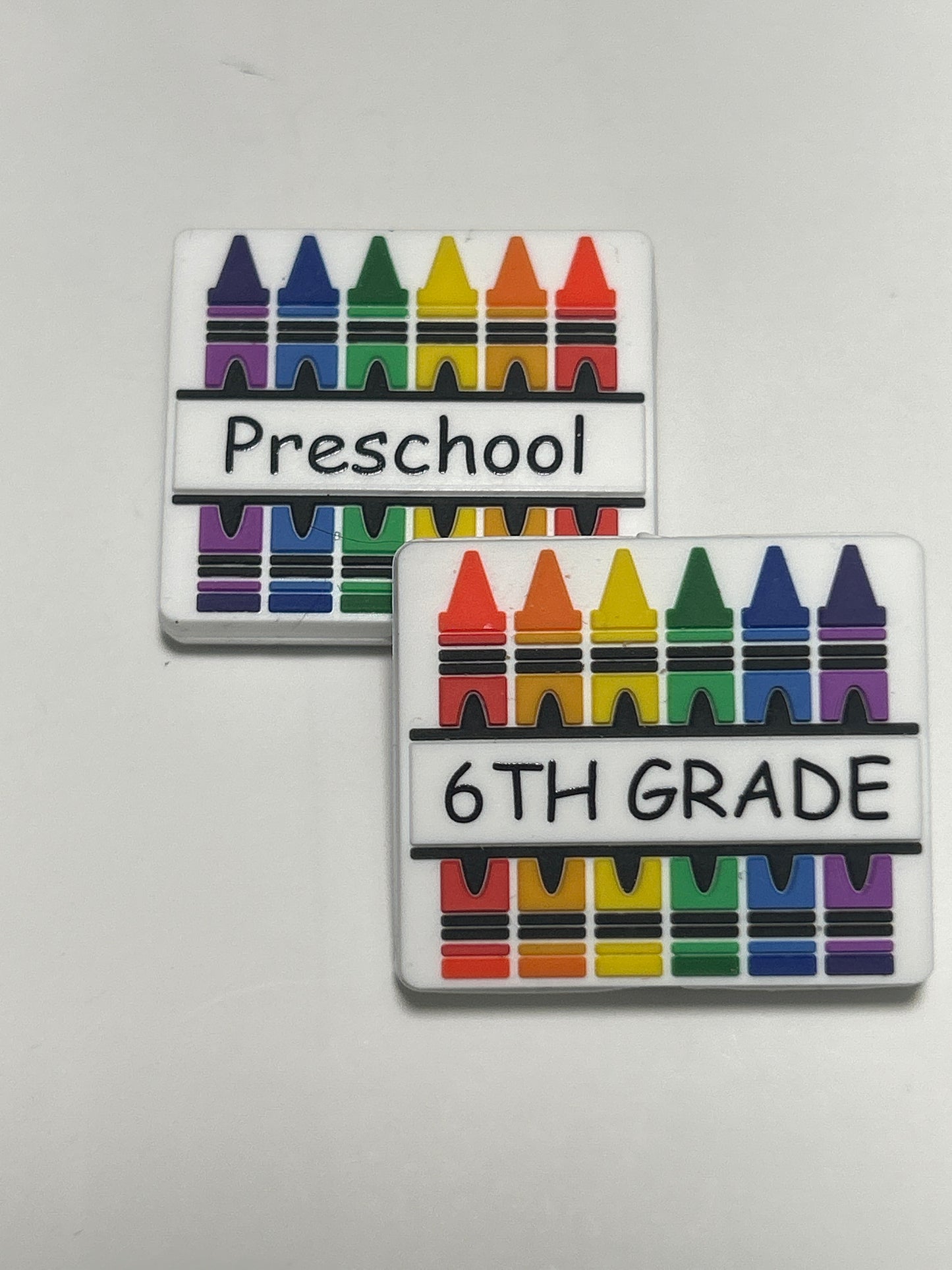 Preschool & 6th Grade Silicone Focal Bead