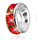 Rhinestone Spacer Beads 10mm