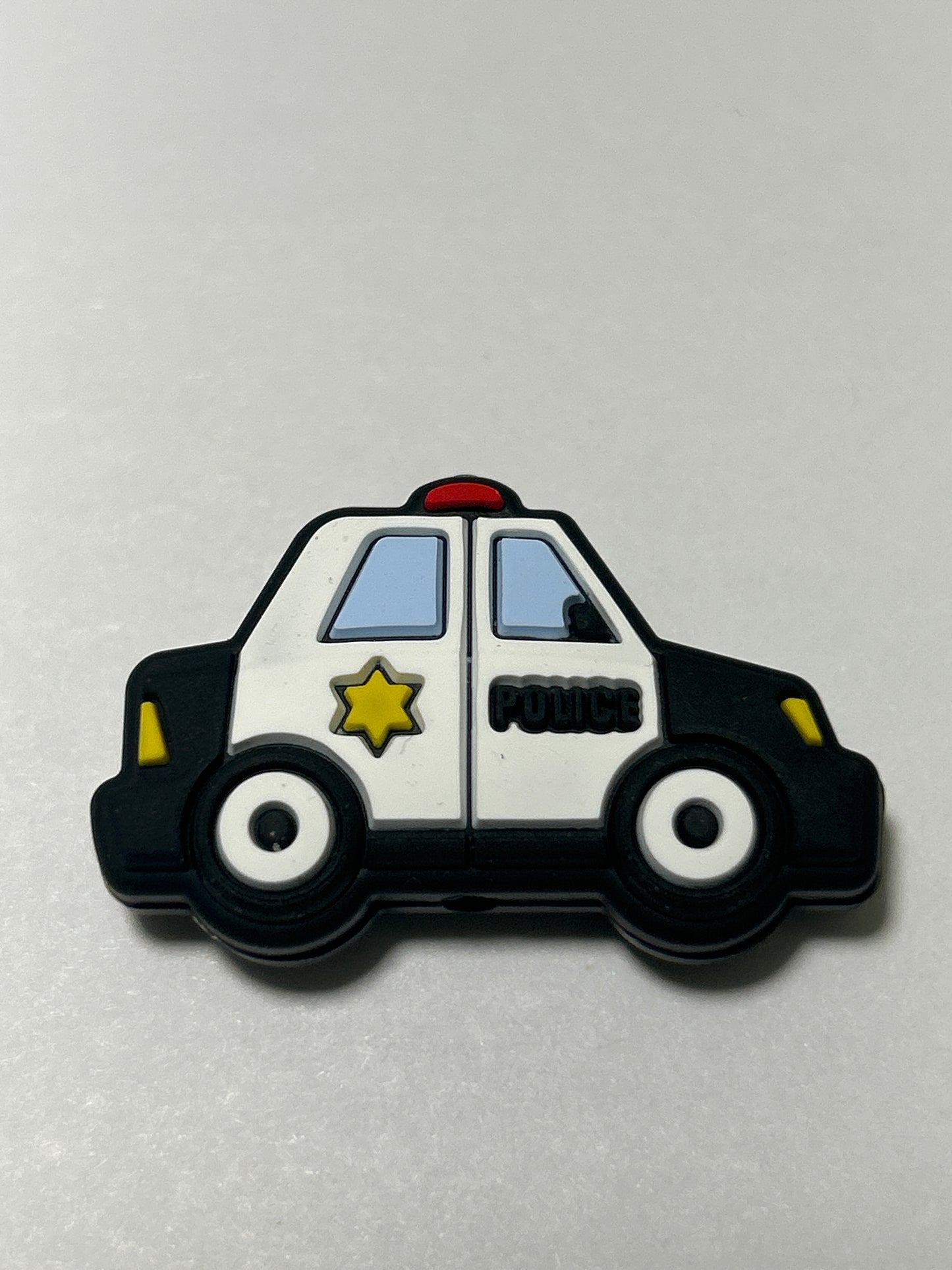 Police Badge /Police Car Silicone Focal Bead