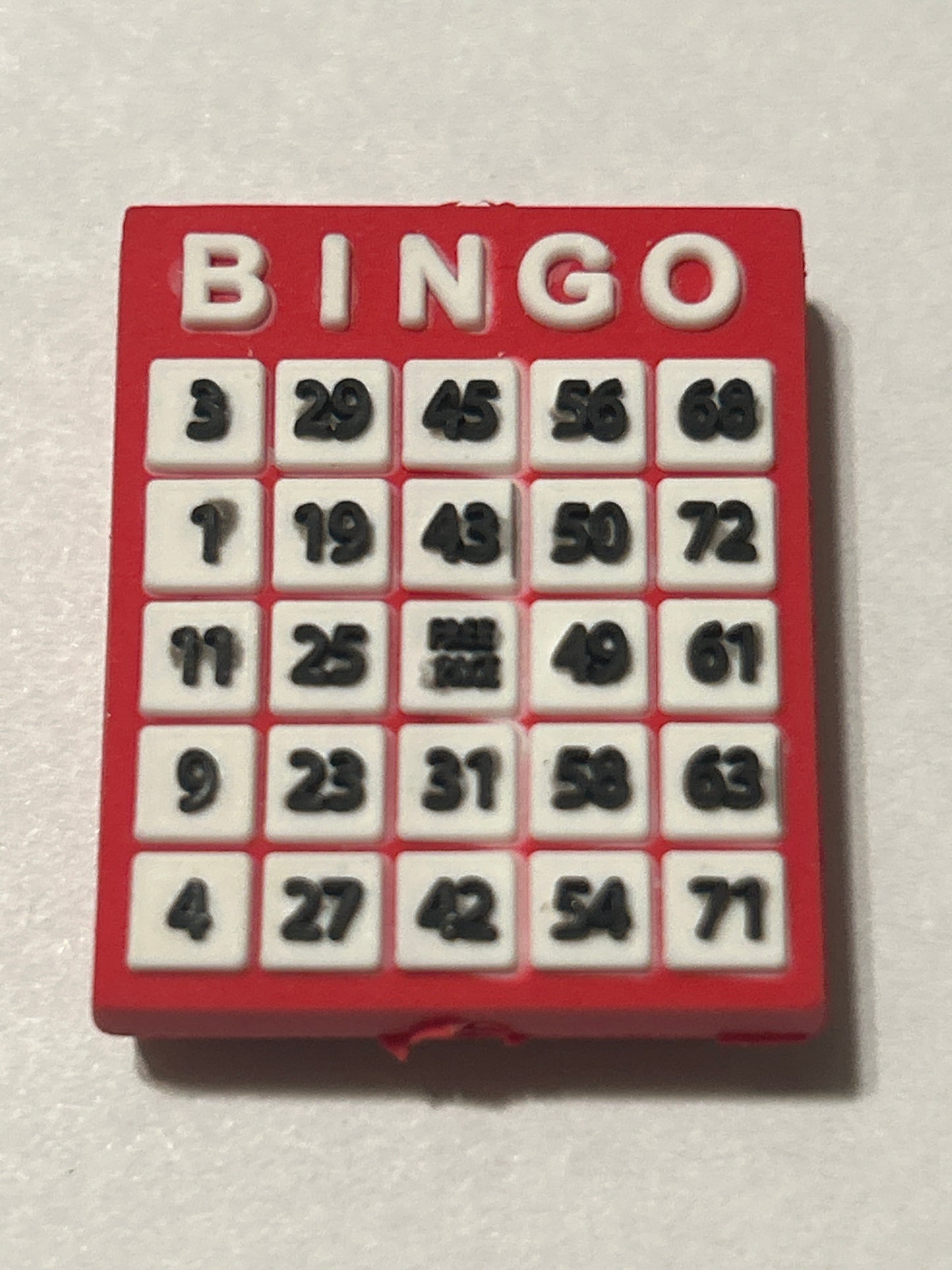 Bingo Silicone Focal Beads