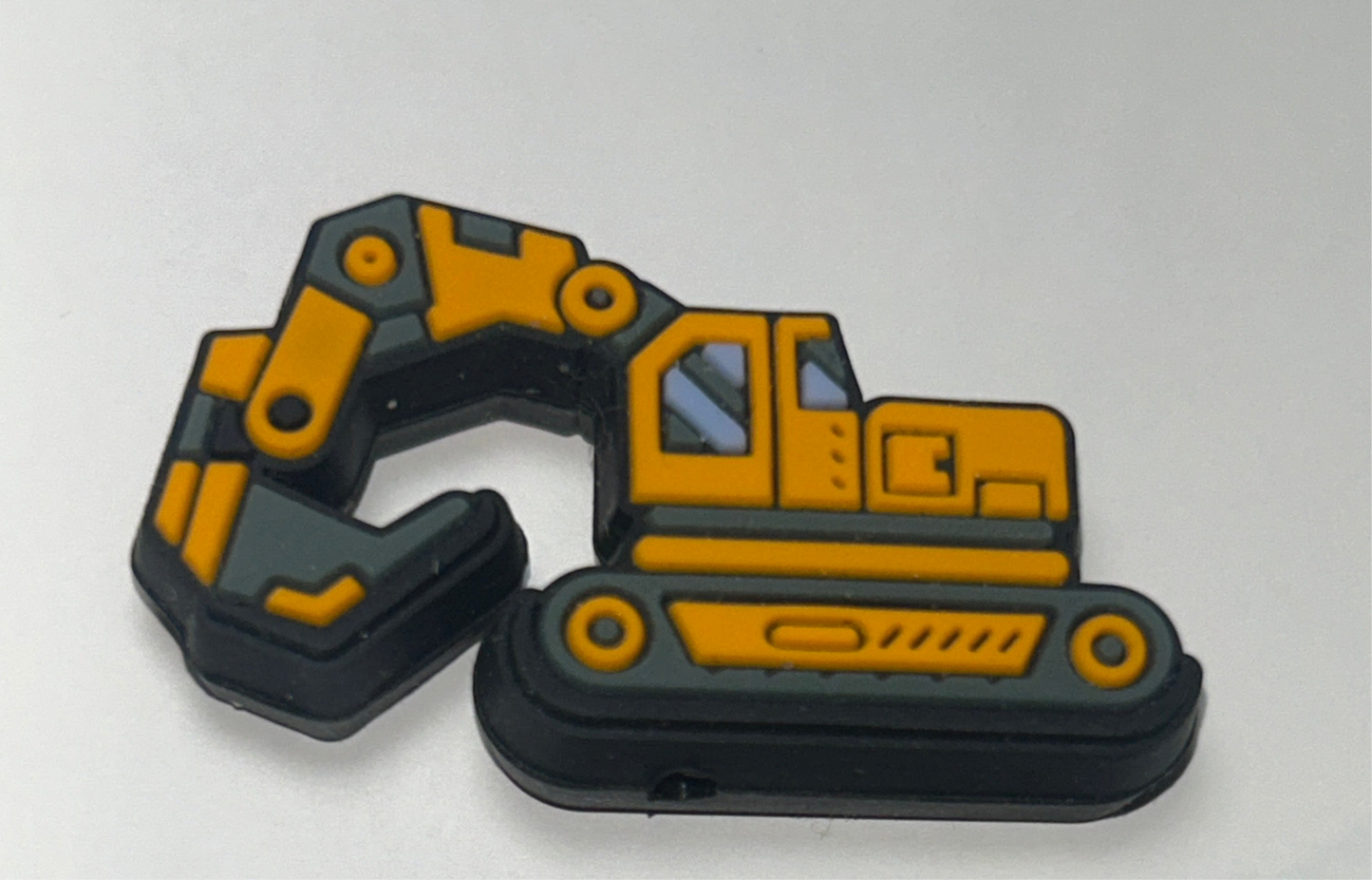 Construction Equipment Silicone Focal Bead