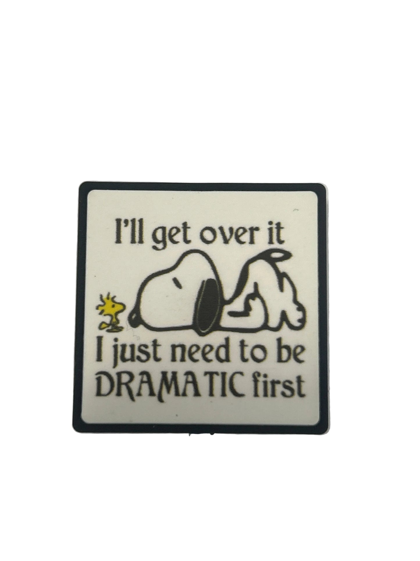 Snoopy I’ll get over it I just need to be a little dramatic first - Focal Bead
