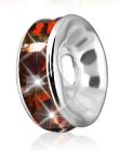 Rhinestone Spacer Beads 10mm