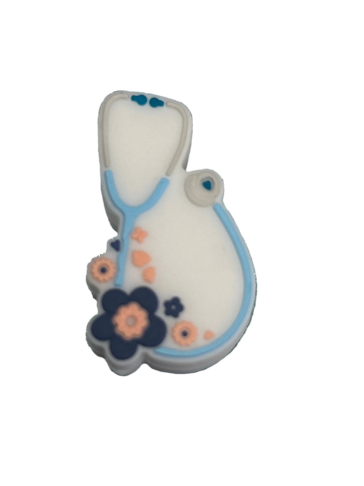 Stethoscope with Flowers - Focal Bead