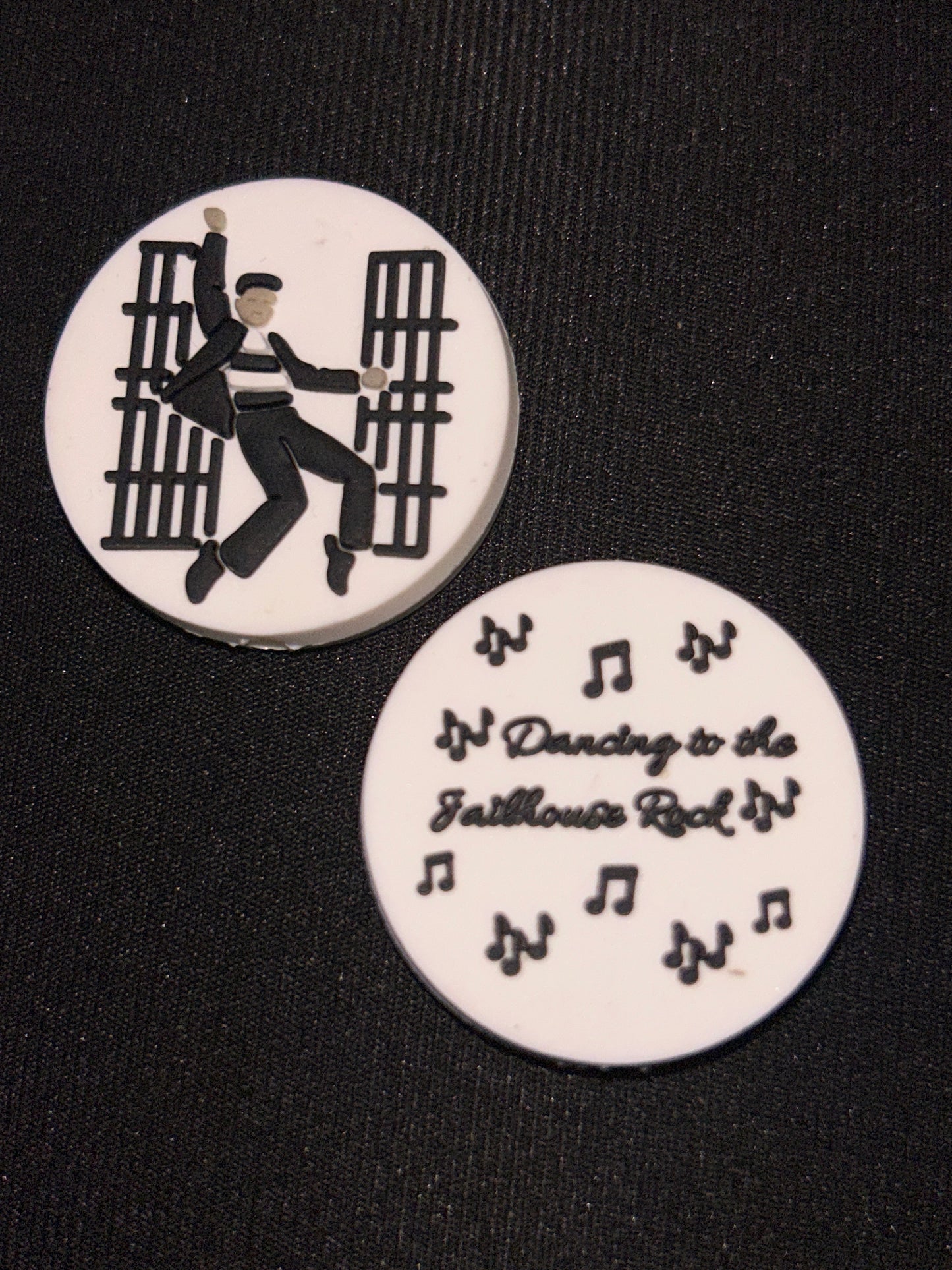 Elvis -Jail house Rock Double Sided Focal Bead