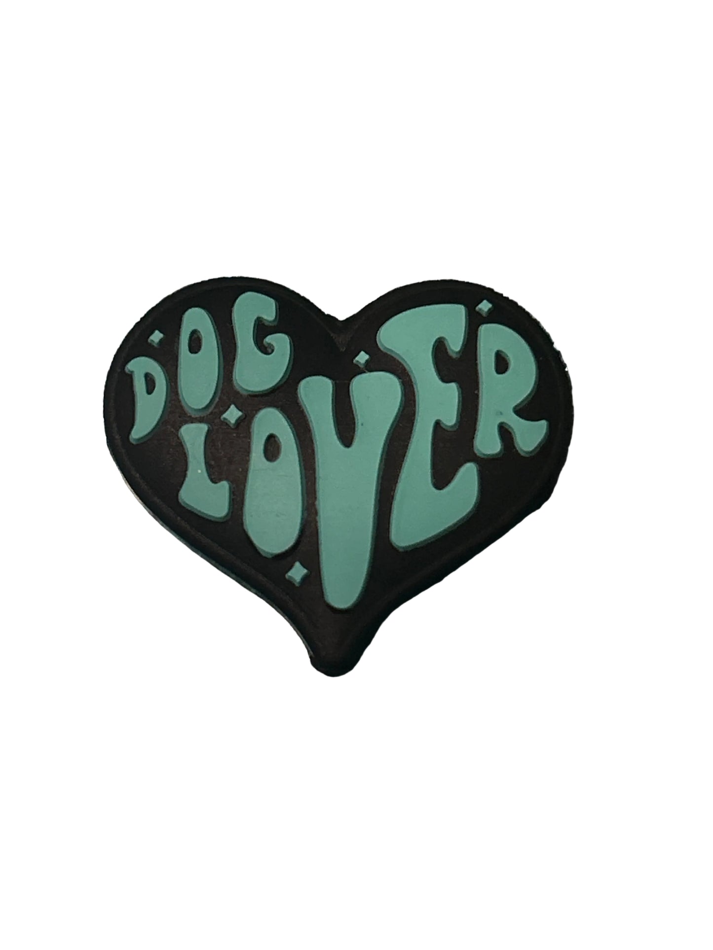 Dog lover heart - Focal Bead