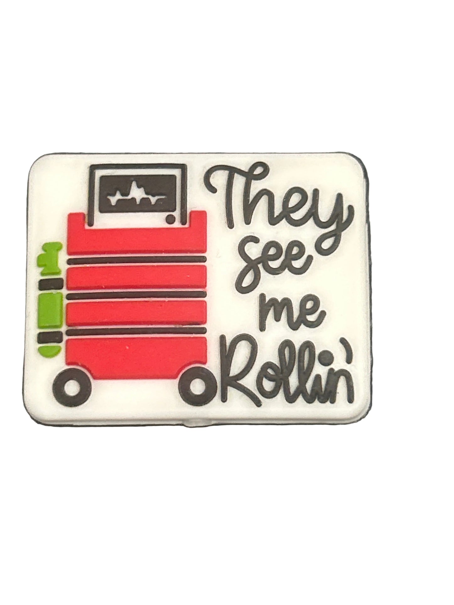 They see me Rollin -Focal Bead