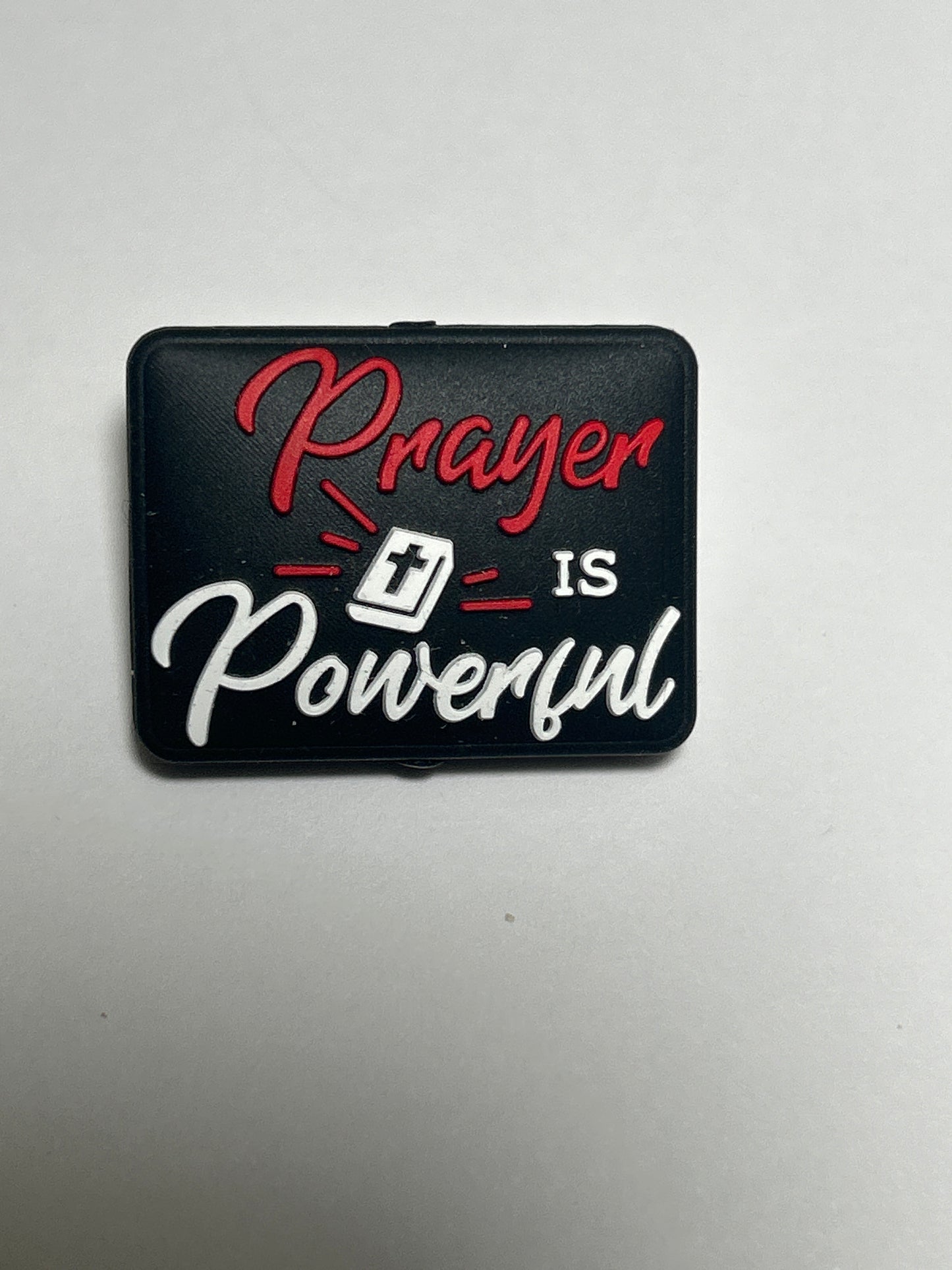 Enjoy Jesus Christ or Prayer is powerful -Silicone Focal Bead