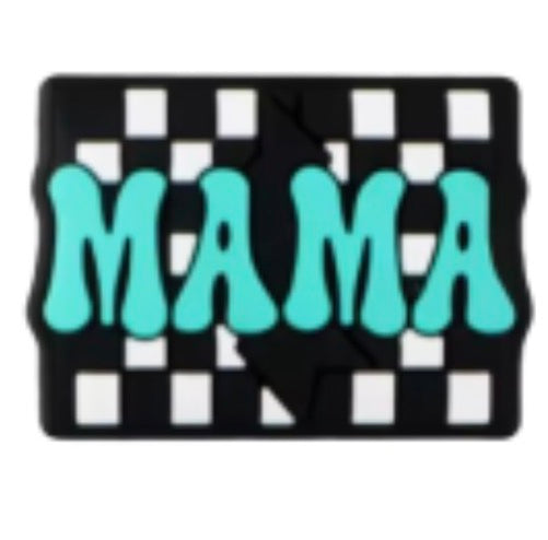 Mama -Checkered Focal Bead