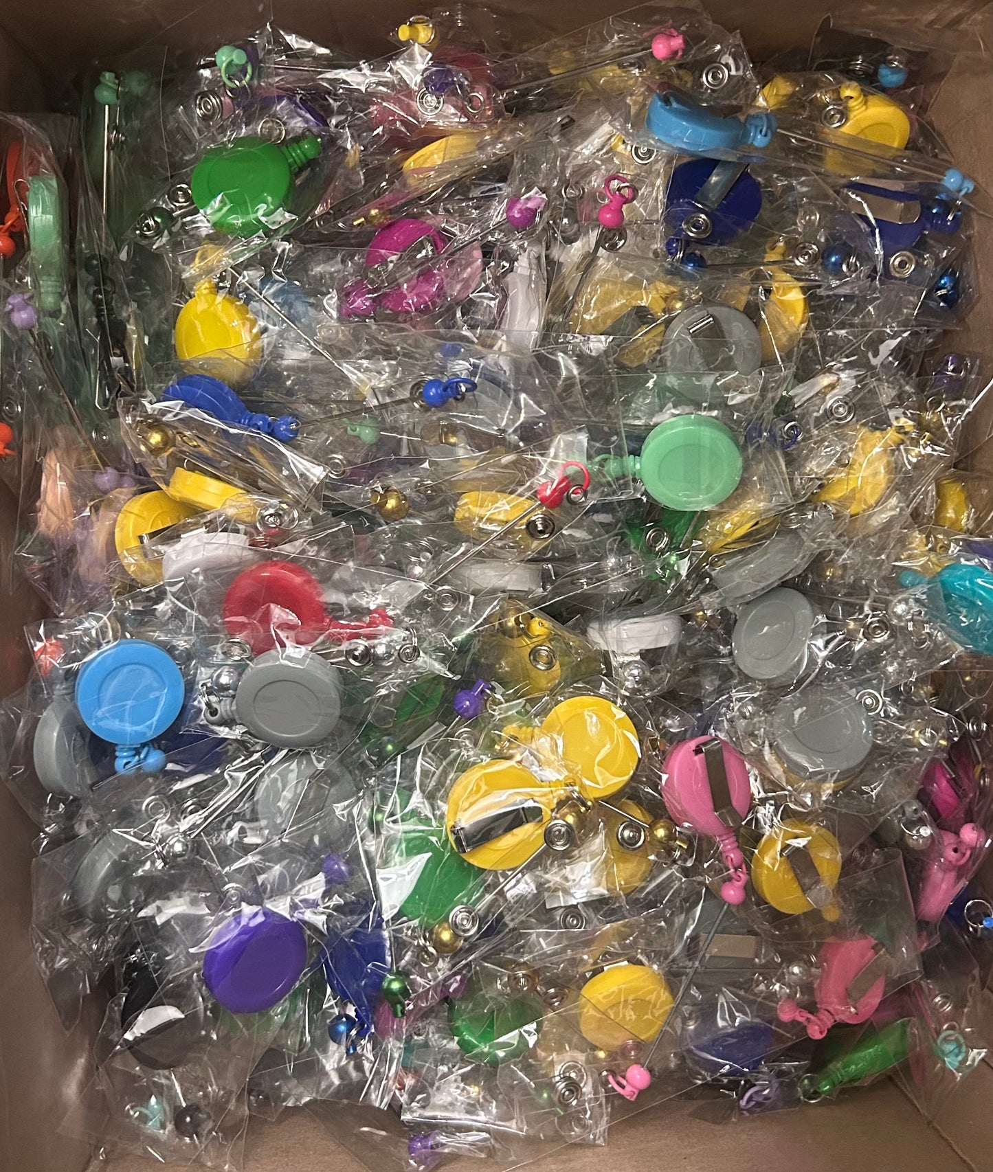 Beadable Badge Reels w/bar