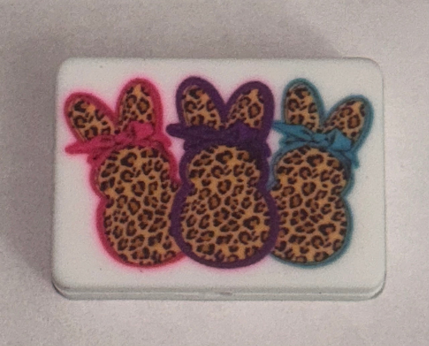 Three peeps - Easter focal bead