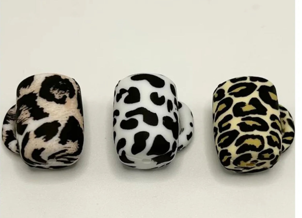 Coffee Mugs Animal Print - Focal Bead