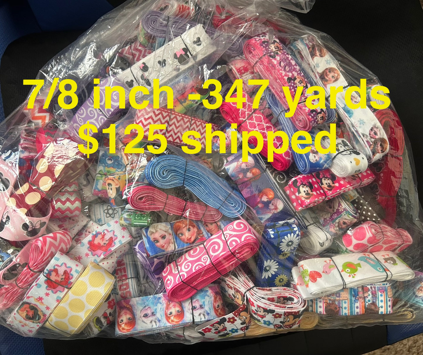 Grosgrain Ribbon lot 7/8 inch