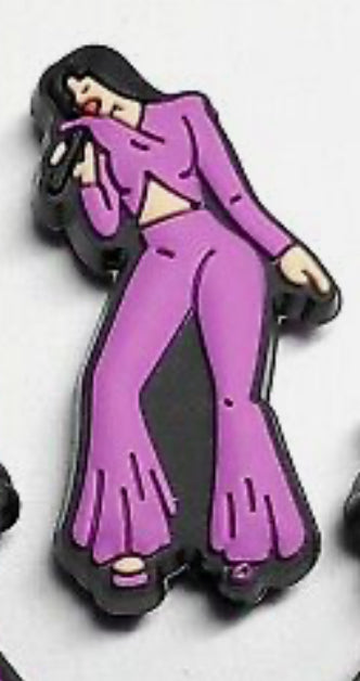 Selena Latina Singer Silicone Focal Bead