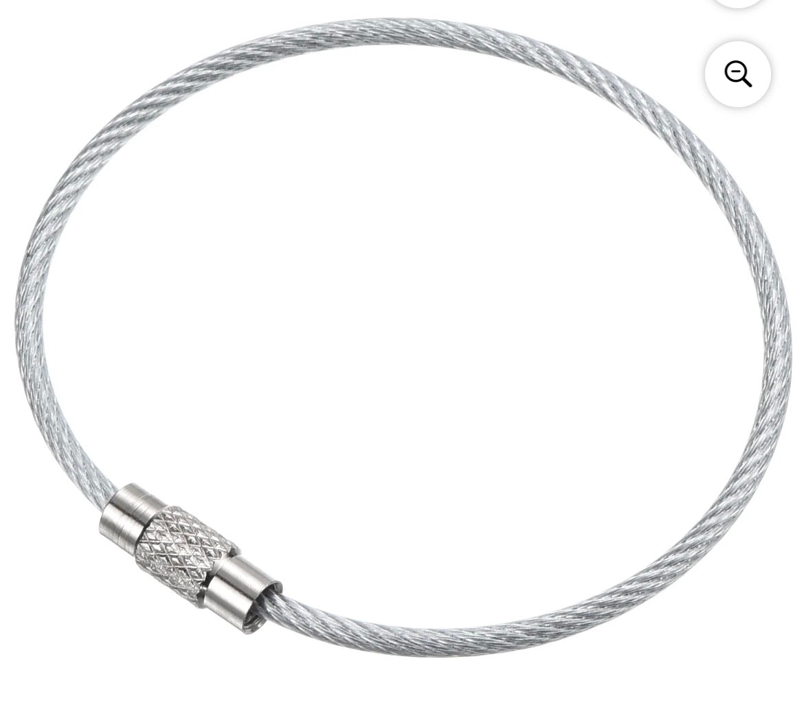 6 inch wires for cup charms