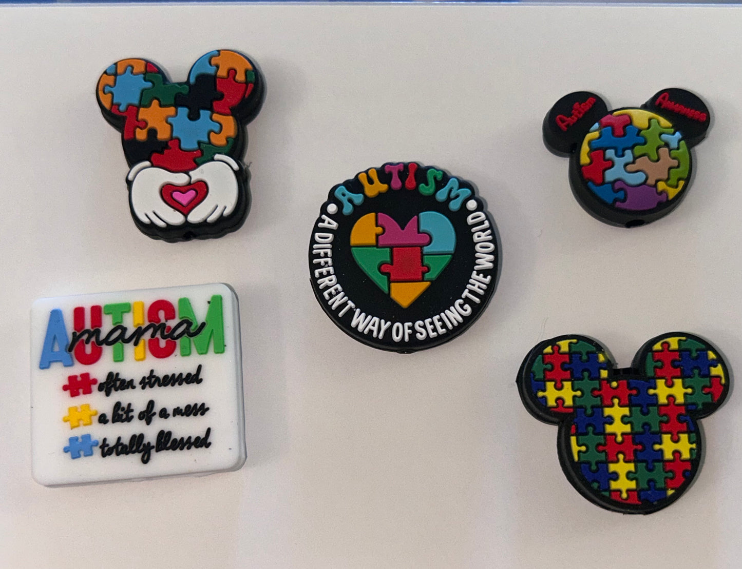 Autism -Silicone Focal Beads