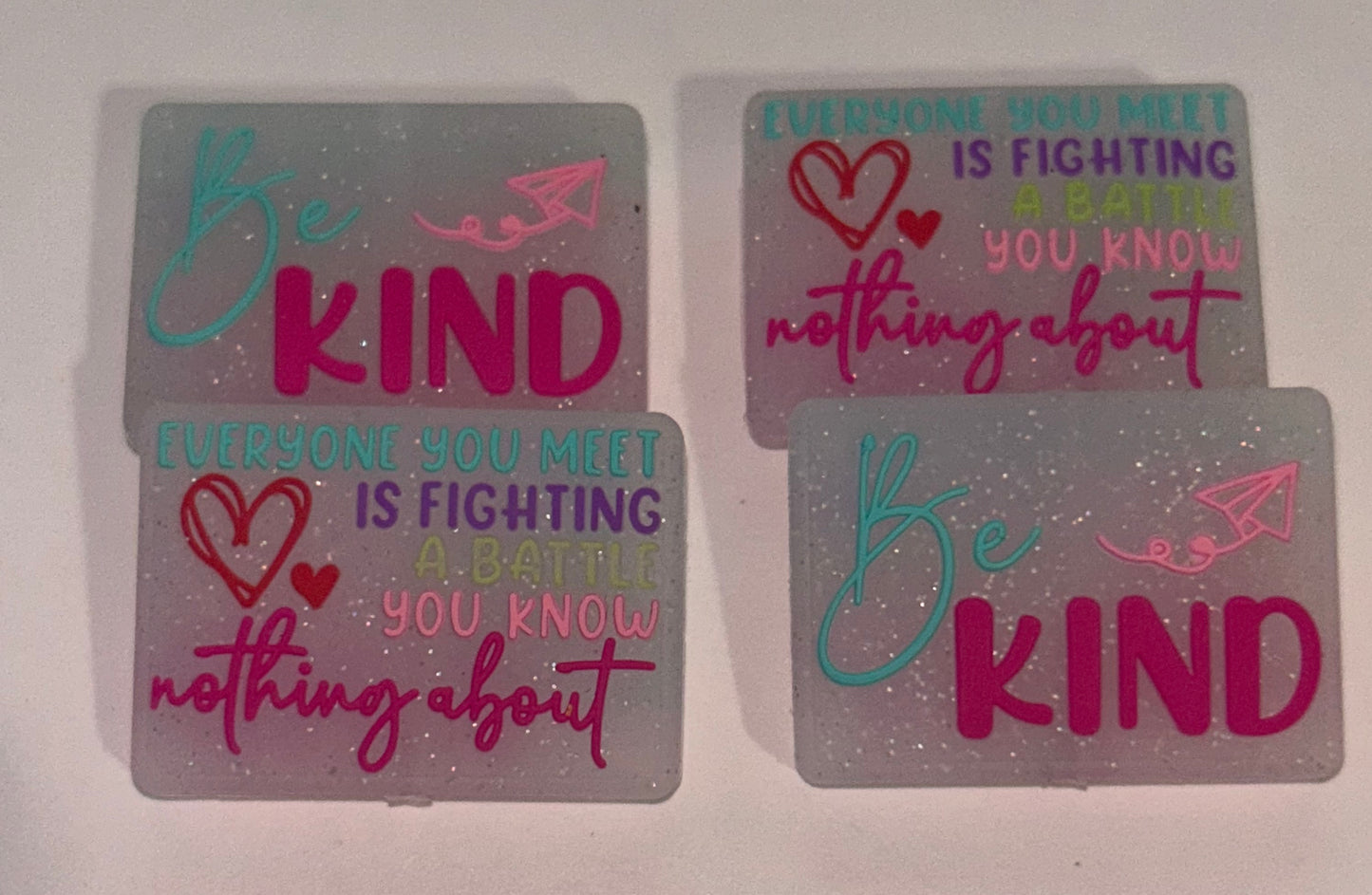 Be kind Everyone is fighting a battle you know nothing about -Silicone Focal Bead