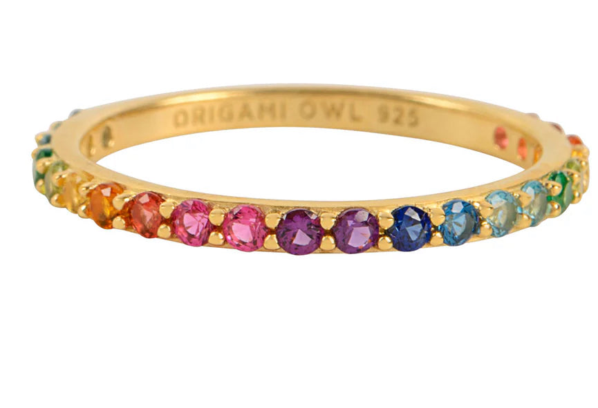 Resilient Rainbow Ring - Origami Owl