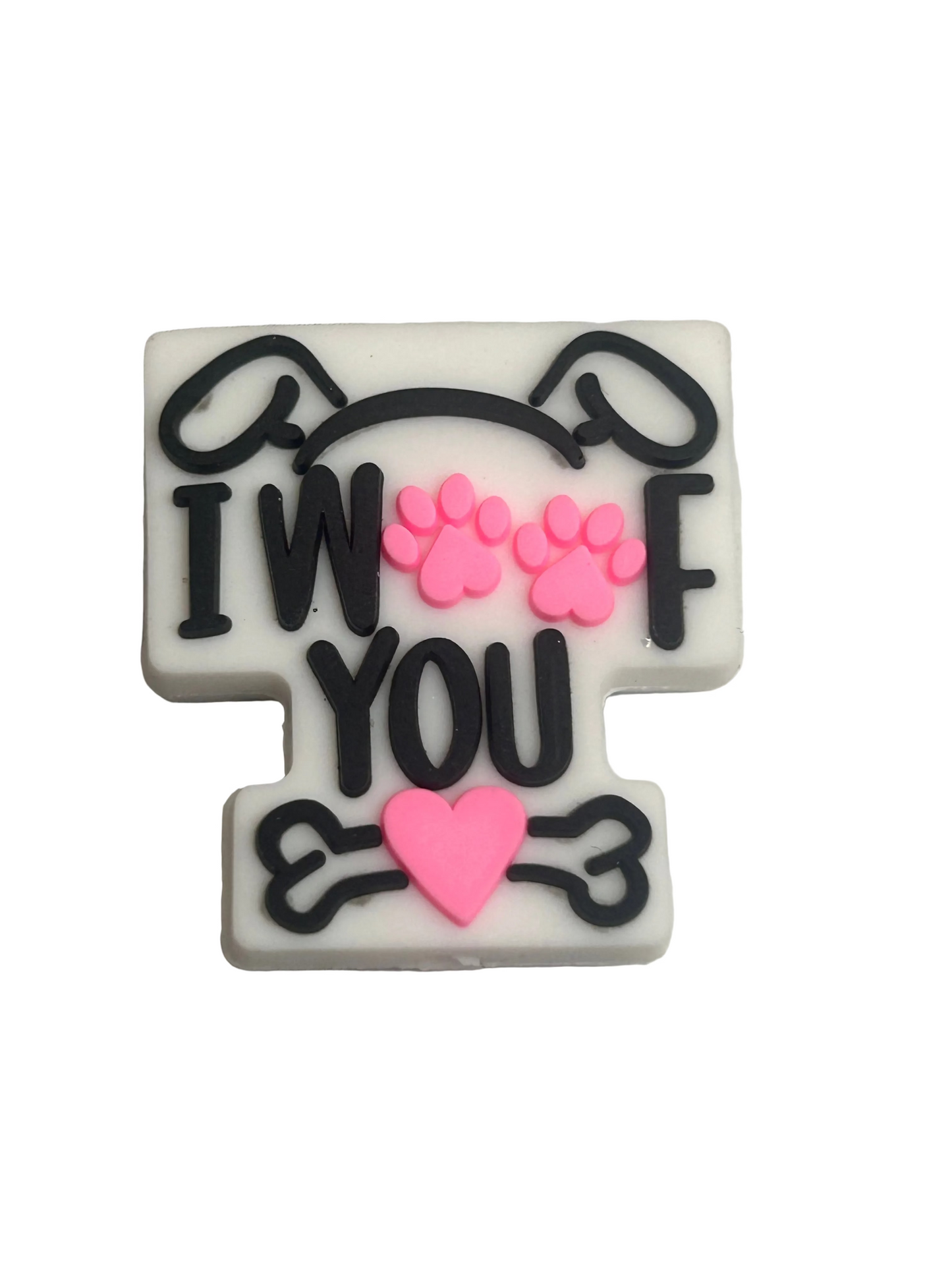 I Woof you - Focal Bead