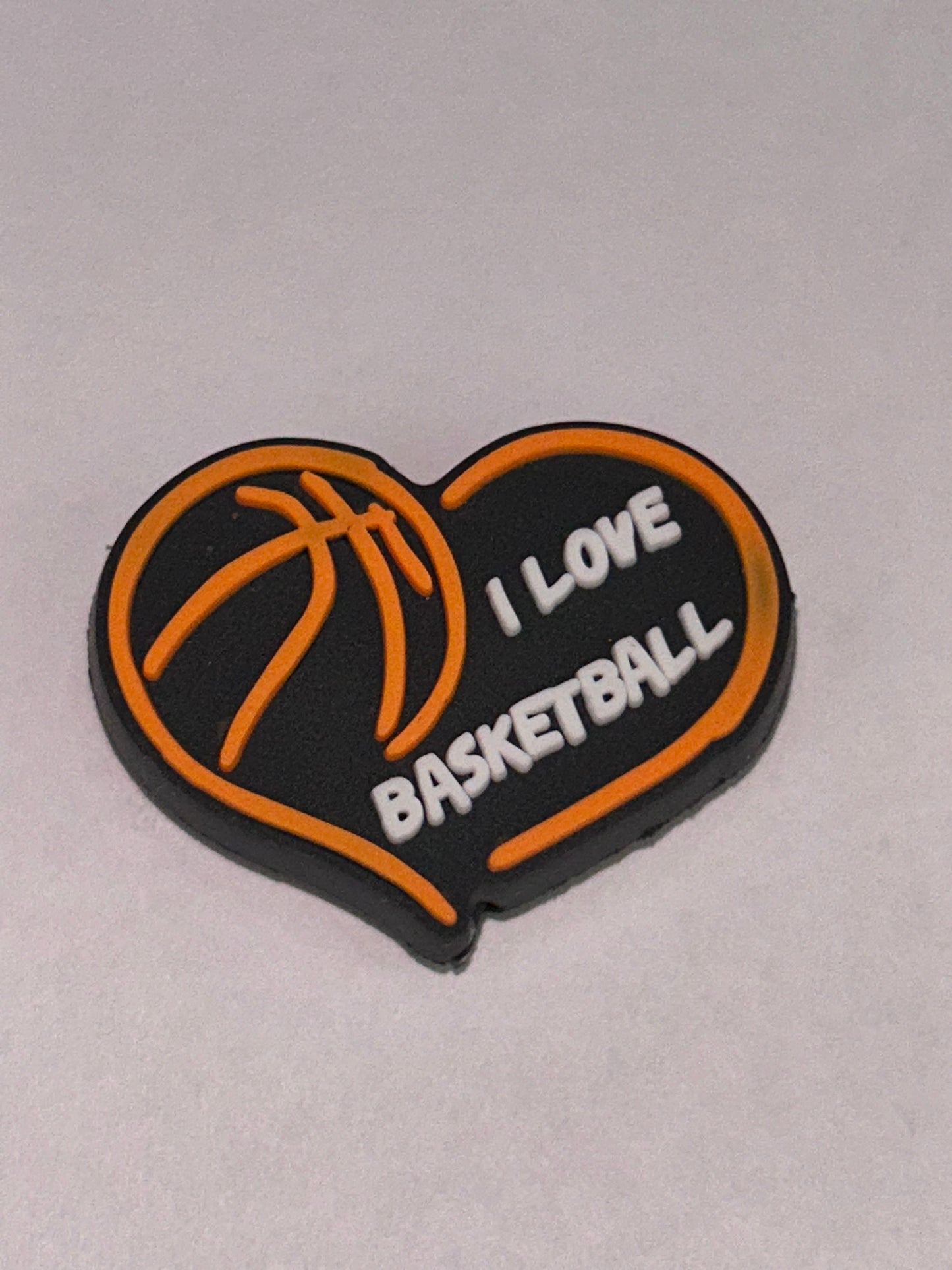 Basket Ball Silicone Focal Beads