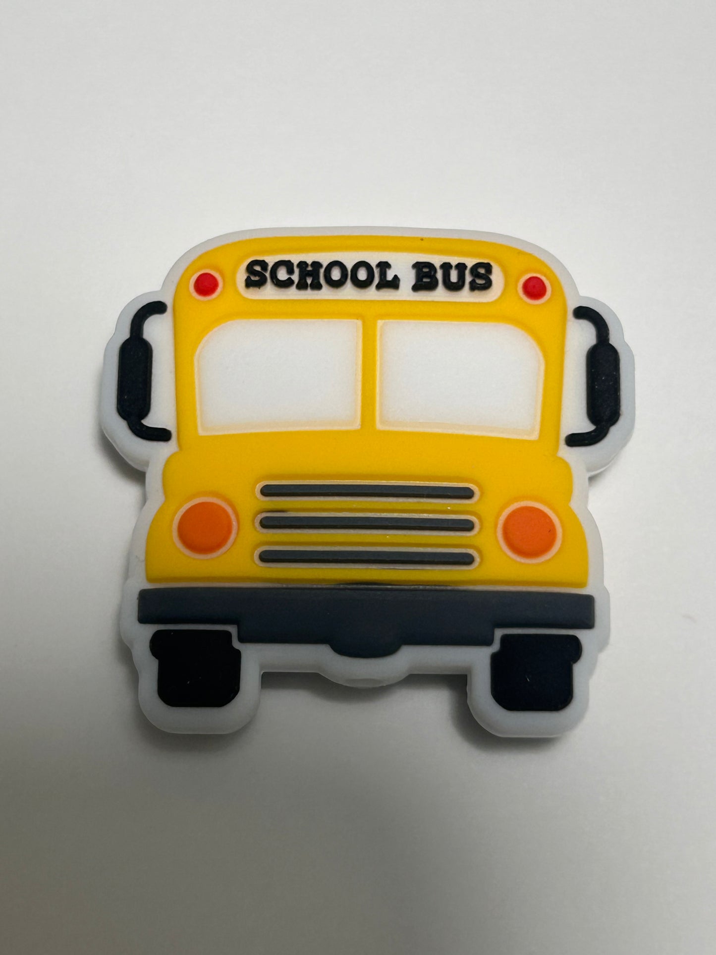Bus Driver & School Bus Silicone Focal Bead