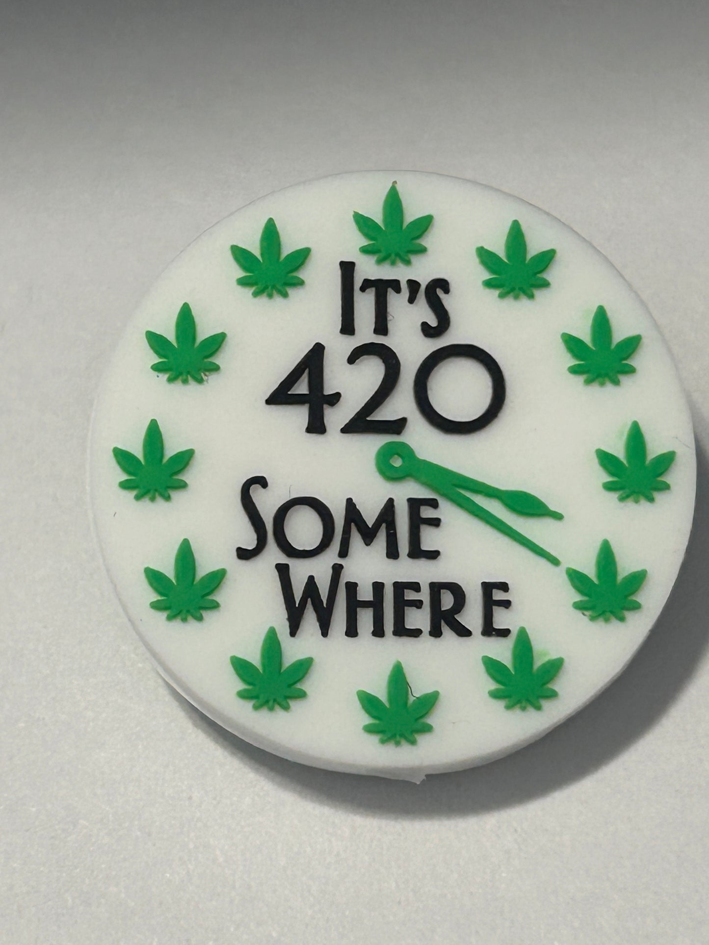 It’s 420 somewhere Silicone Focal Bead