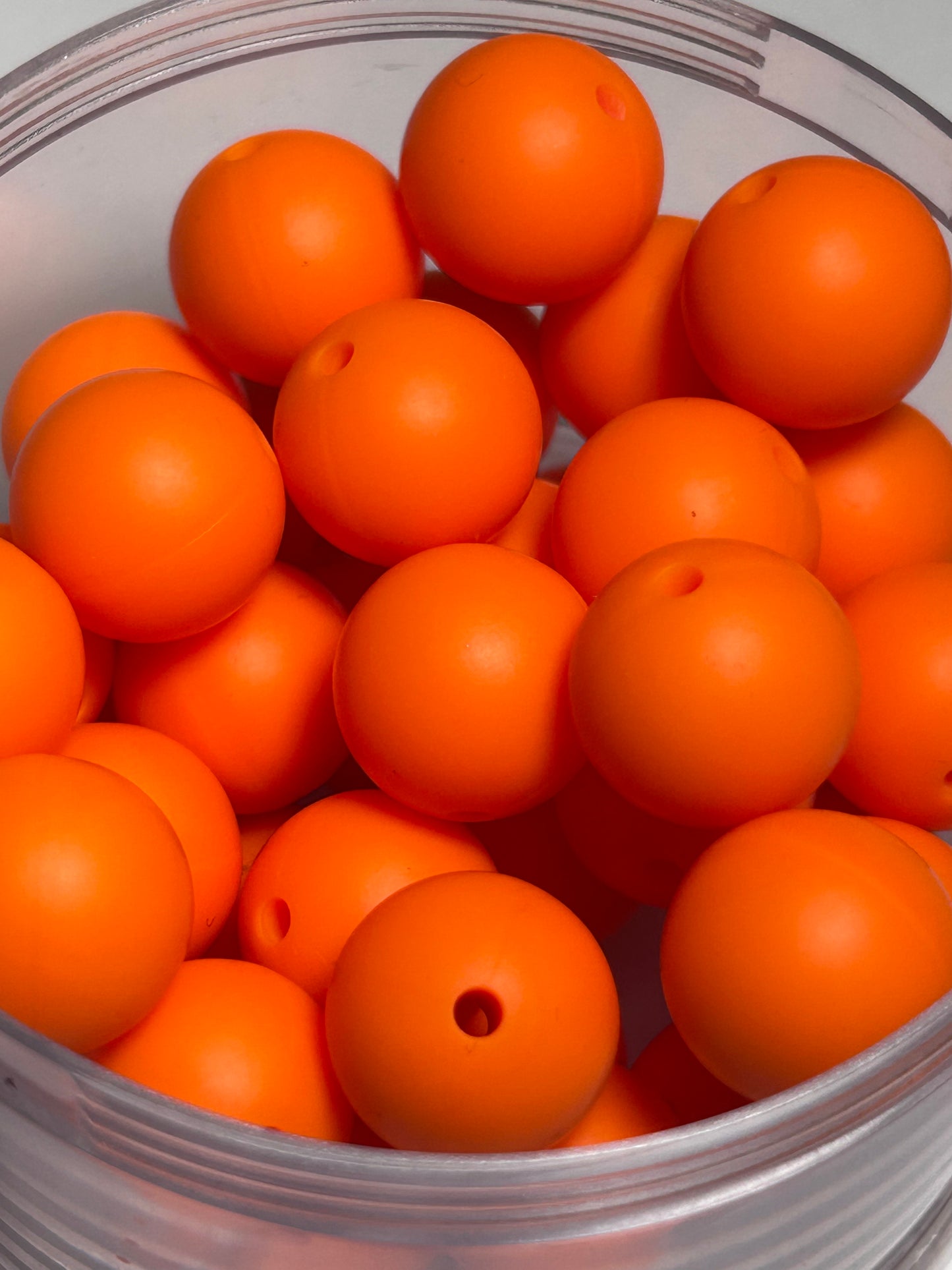 15mm - Single Round Silicone Beads