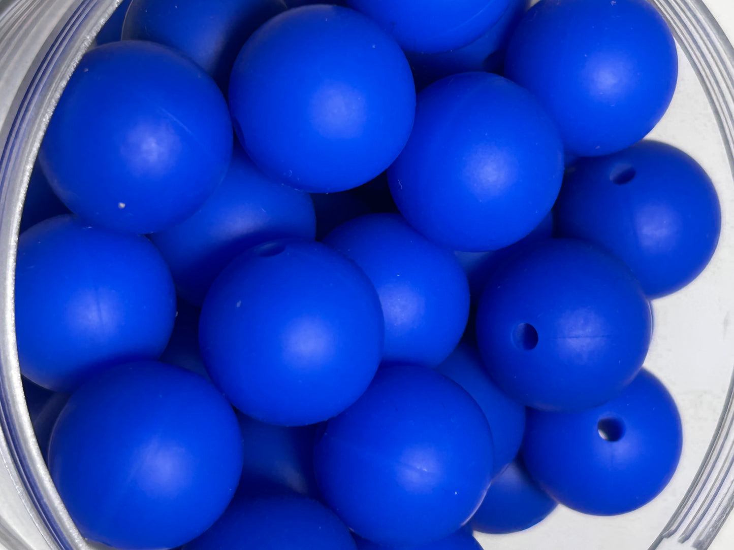 15mm - Single Round Silicone Beads