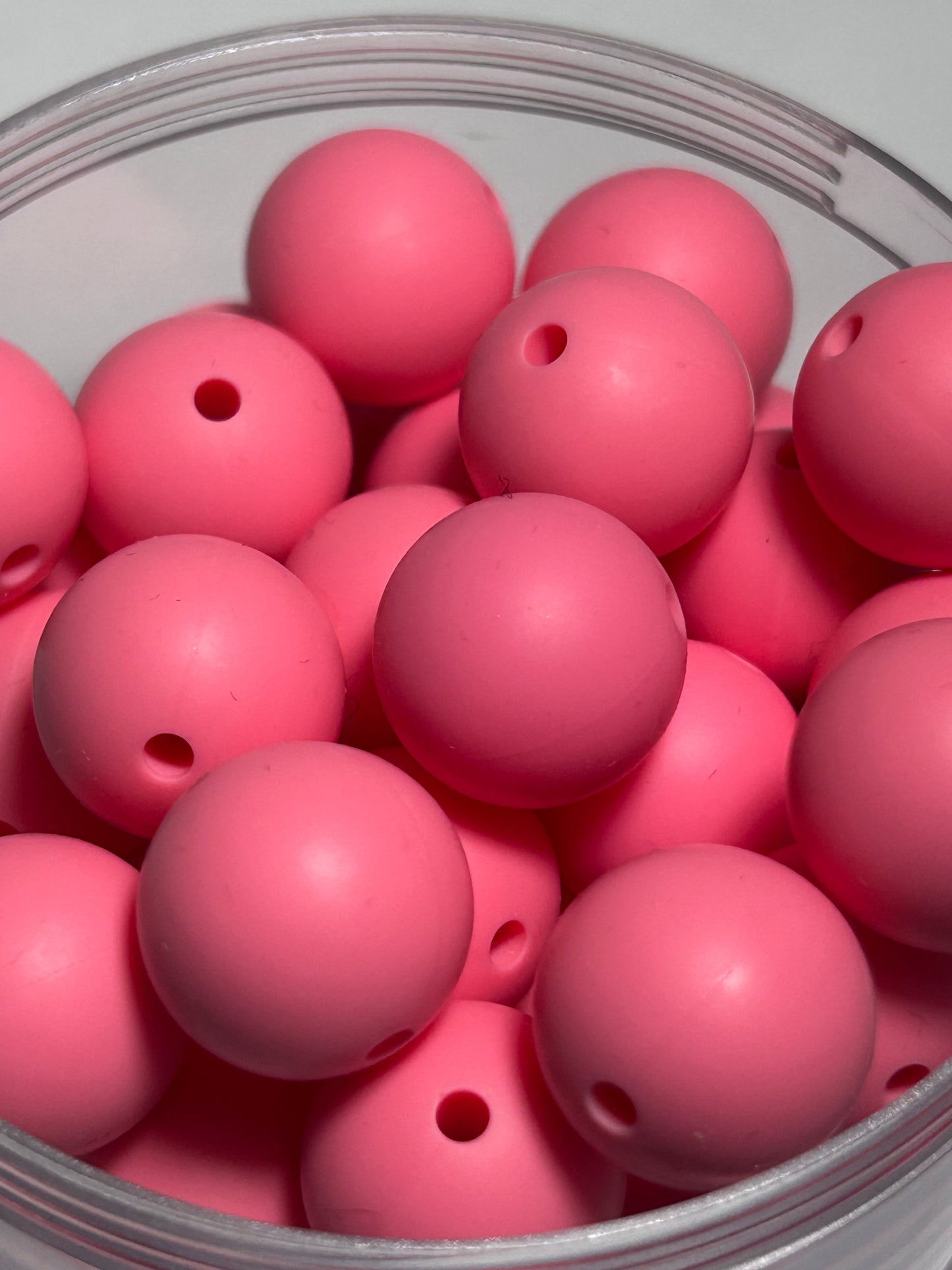 15mm - Single Round Silicone Beads