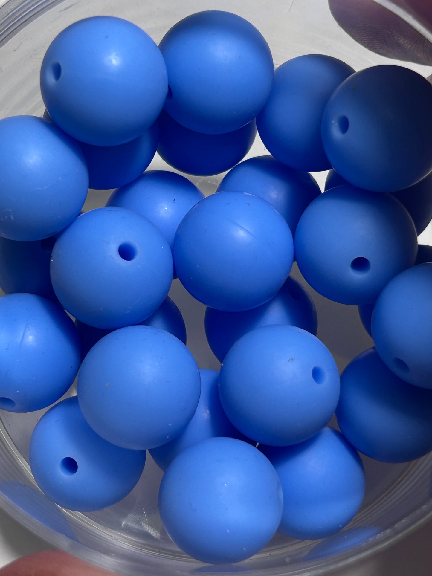 15mm - Single Round Silicone Beads
