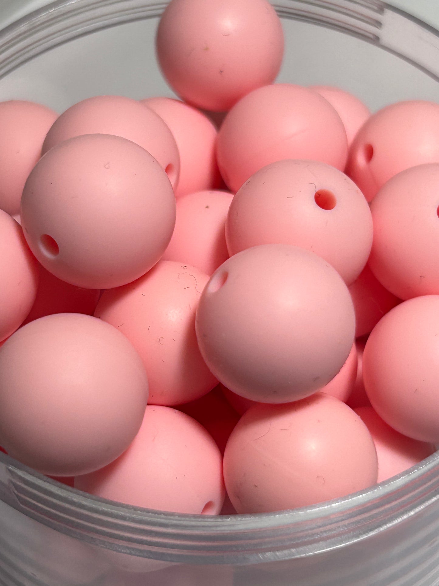 15mm - Single Round Silicone Beads