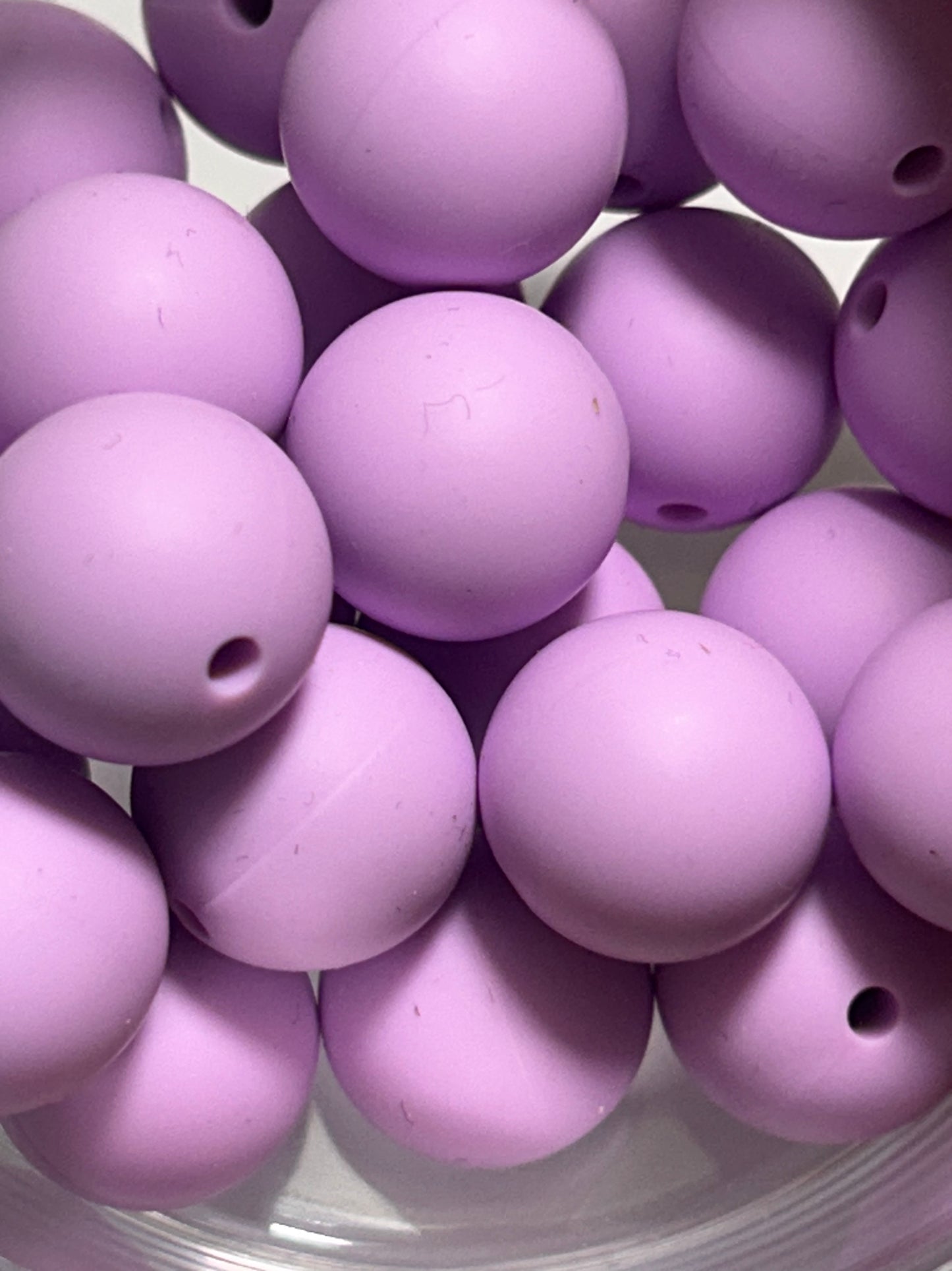 15mm - Single Round Silicone Beads