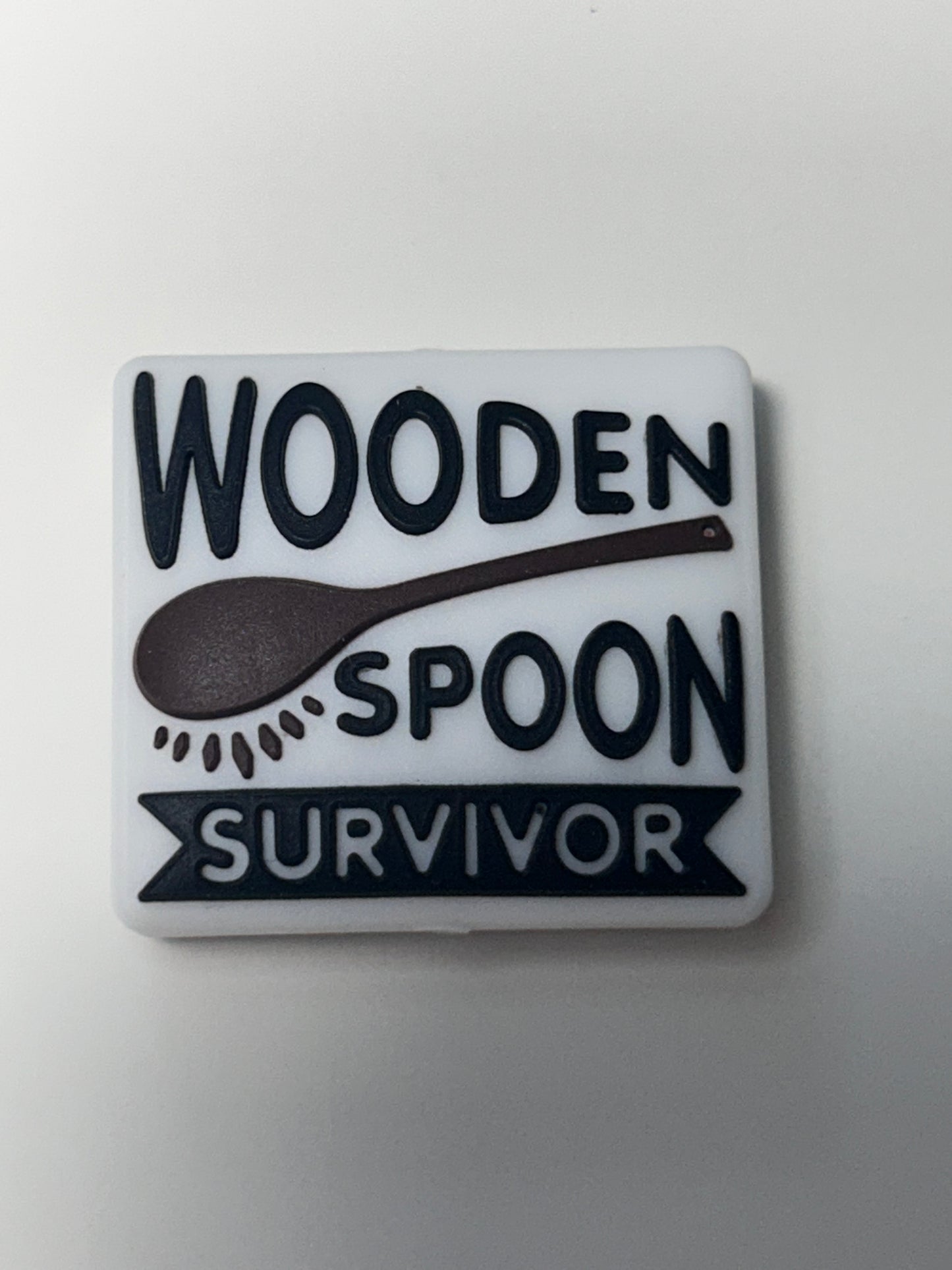 Wooden Spoon Survivor Silicone Focal Bead
