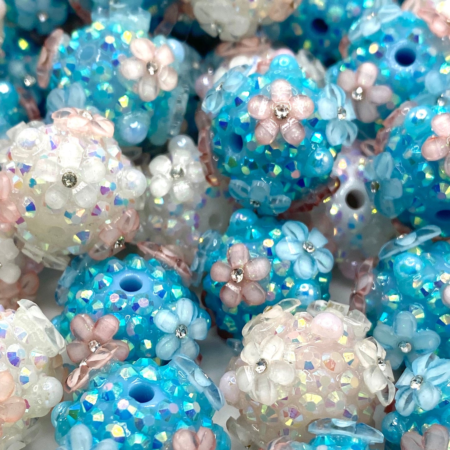 She's A Wild Flower Fancy Beads- 5pcs