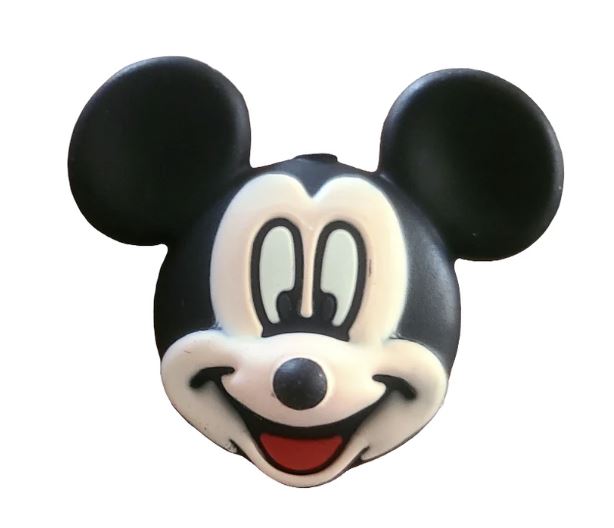 3D Mickey Head Silicone Focal Bead