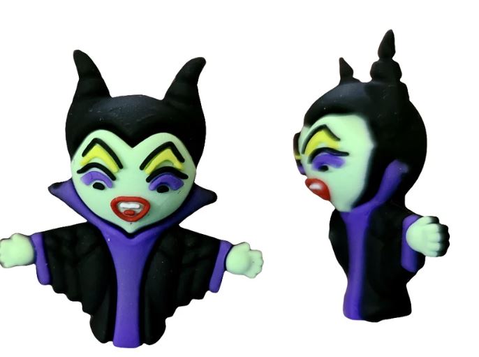 3D Maleficent Silicone Focal Bead