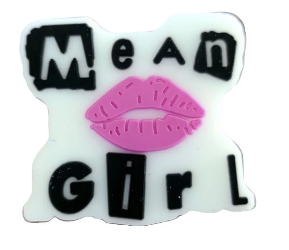 Mean Girl Lips Silicone Focal Bead